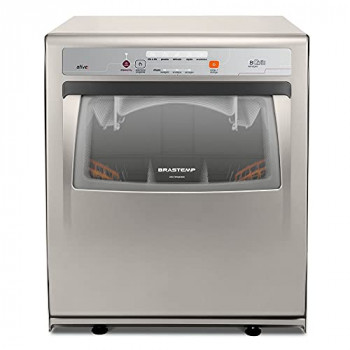 Lava-louças 8 Serviços Brastemp Prata